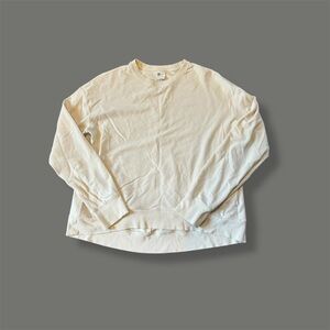 [All in Motion] Ivory Crewneck Long Sleeve